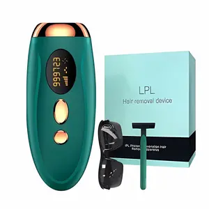 Professional Ipl Laser Hair Removal Machine, 999999 Flashes Painless Hair Remover for Women's Body, Face, Legs & Bikini Area, Epilator Hair full use trimmer dry