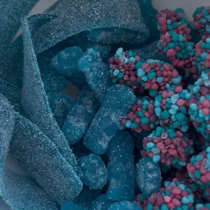 Blue Lagoon Sour Candy Mix, Tangy Fruit-Flavored Assortment for Snack Lovers