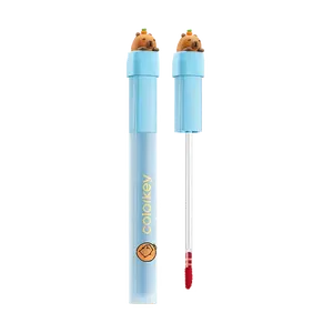 COLORKEY Mist Watery Lip Glaze 8H Long-Lasting Matte Lipstick, Transfer-Proof, Smudge-Proof, 1.8g #P307 Water Lily, Skin-Enhancing, Capybara Limited Edition