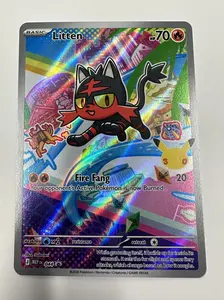 Litten - 30th Anniversary Stamp - 044 - ME: Mega Evolution Promo (MEP)