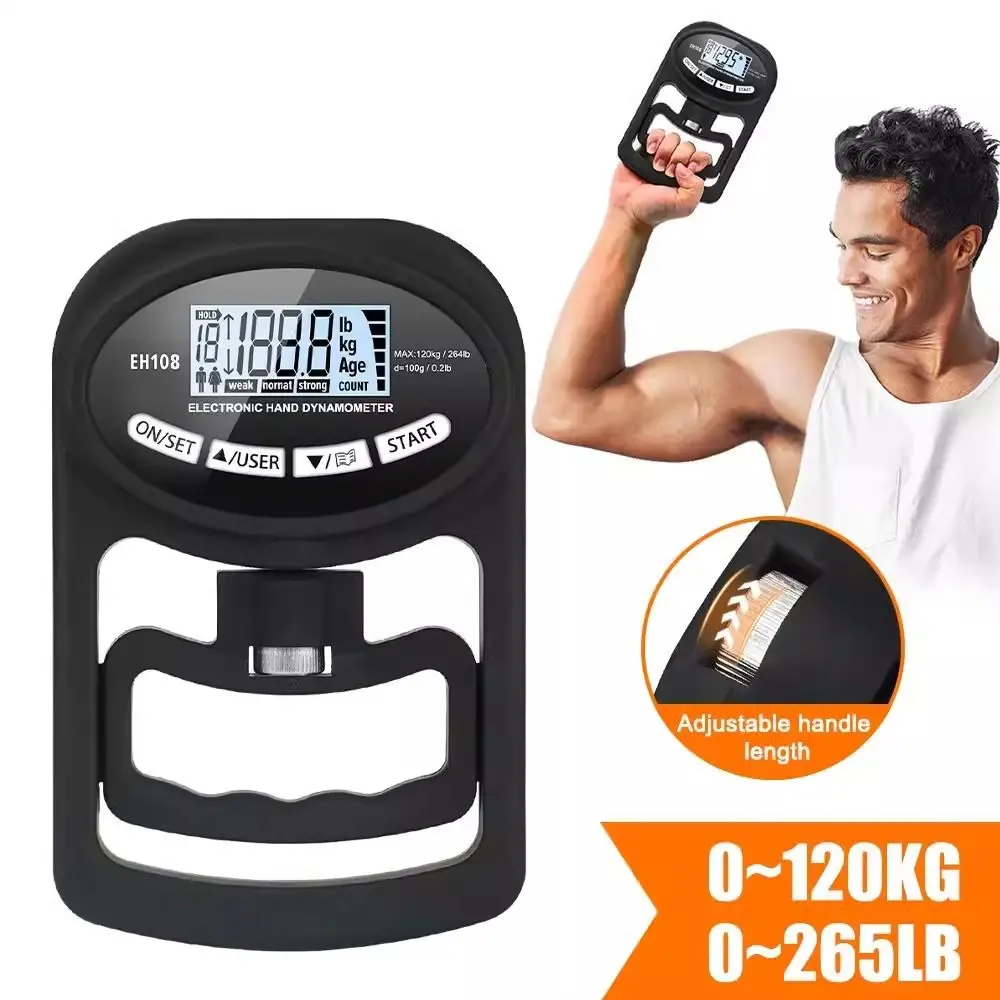 Electronic Grip Meter Grip Meter Indoor and Outdoor Youth Hand Exercise Tester Hand Grip Training