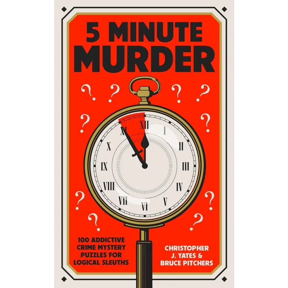 USED-5 Minute Murder: 100 Addictive Crime Mystery Puzzles for Logical Sleuths by Yates, Christopher J. (Paperback)