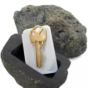 OUTDOOR ROCK HIDE A KEY HOUSE HOME Emergency Spare Key Car Holder Hider Safe