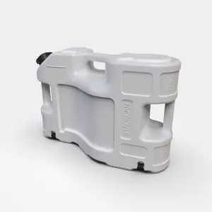 STACKCAN Multipurpose 5-Gallon Interlocking Container  Vertical & Horizontal Stacking Unlocks 60% More Space for RVs & Van Lifers