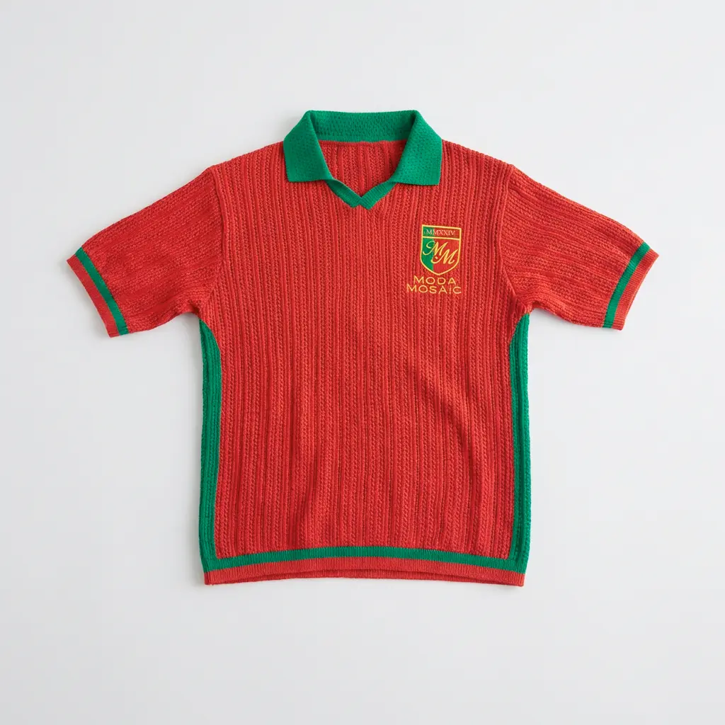 Portugal Knitted Soccer Jersey - Saudade