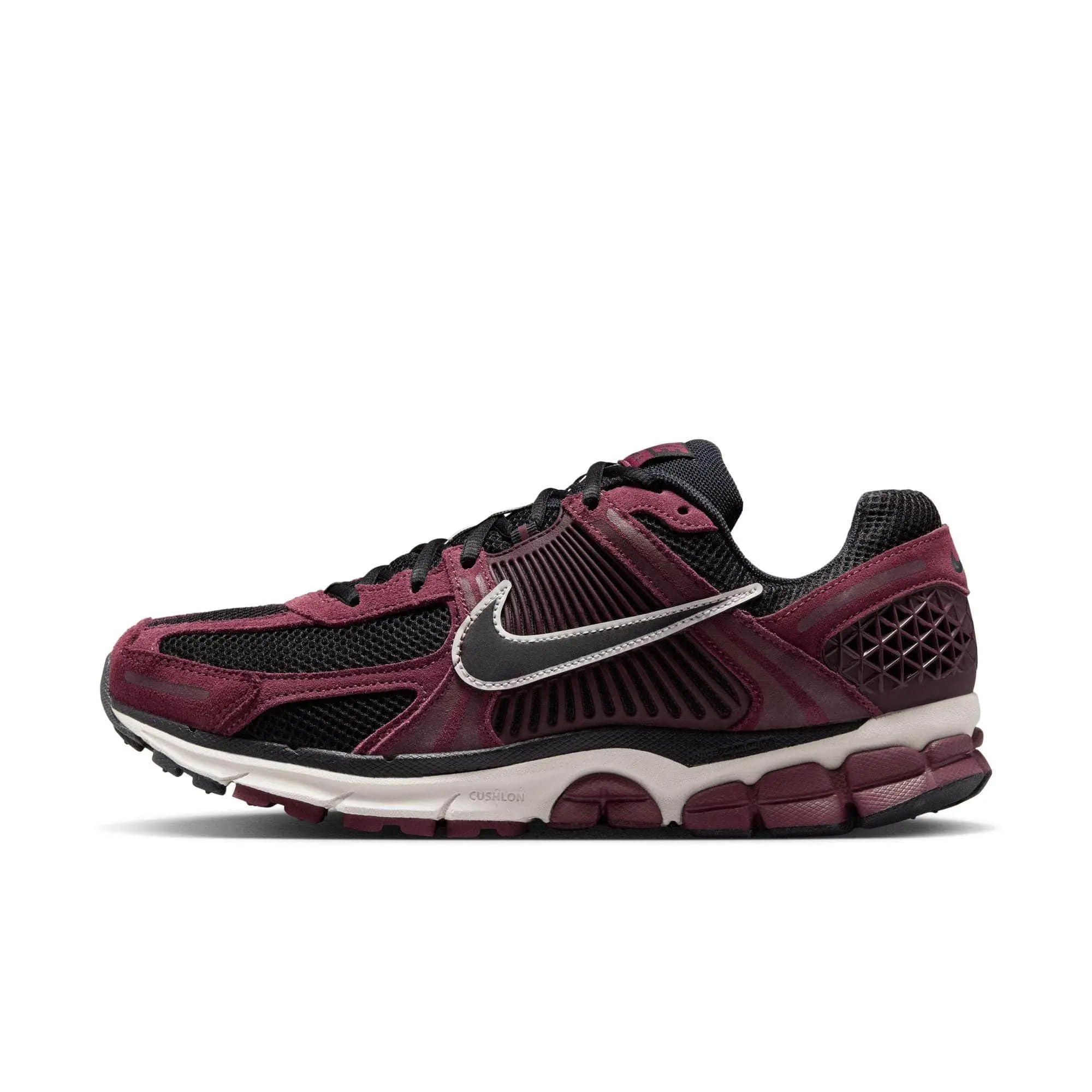 Men's Nike Zoom Vomero 5 "Dark Team Red" Athletic Shoes - Lightweight, Breathable, Reflective, Layered Outdoor Footwear for Running, Walking, Training
