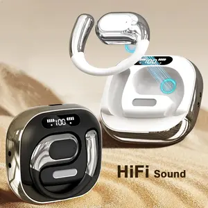 Ergonomic LED Display Bluetooth Earphones with IPX5 Waterproof & 72H Long Playtime - Bluetooth 5.5