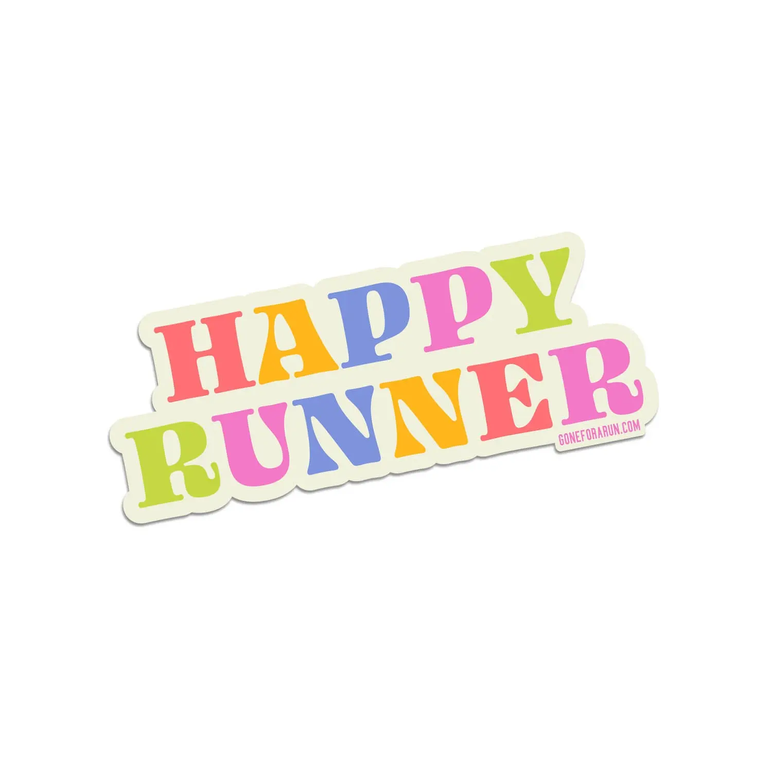 DIY Running Decorative Stickers for Runners - Bold, Colorful Designs with Humor Text, Colorful Letters, Sentimental Messages, Brings Positivity, Suitable for Indoor or Outdoor Use