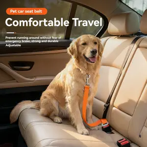 Pet Car Seat Safety Buckle Leash, Dog Vehicle Safety Belt Fixed Rope, Car Pet Dog Harness, Secure Travel Accessory, Safety Harnesses