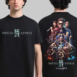 Mortal Kombat II Movie Official Poster Only In Theaters On May 8 2026 Two Sided T-Shirt XWN