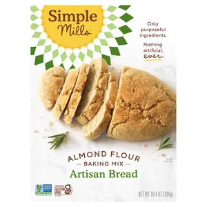 Simple Mills Almond Flour Baking Mix, Artisan Bread , 10.4 oz (294 g)