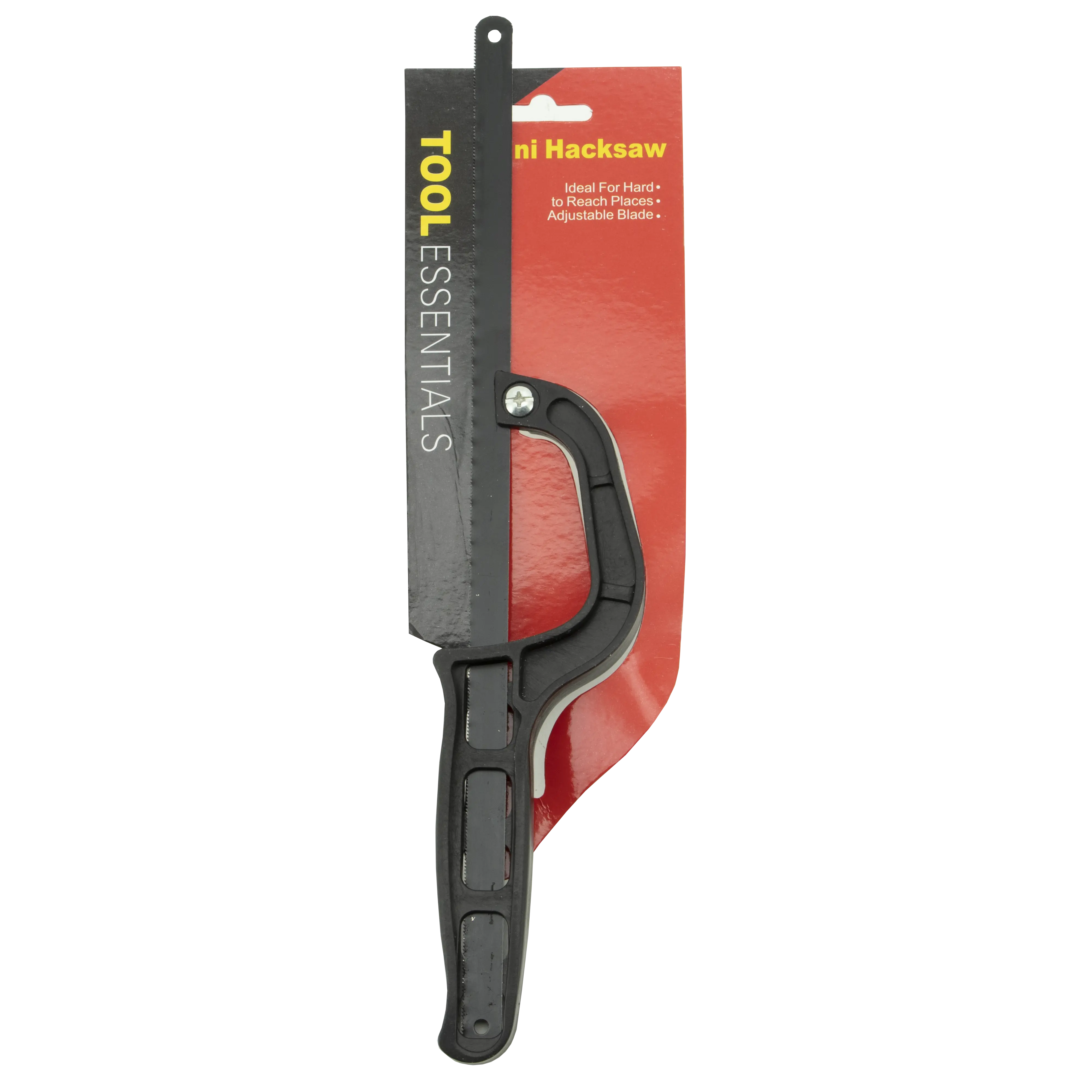Mini Hacksaw Frame with Blade - Hand Tool for Cutting Wood and Metal