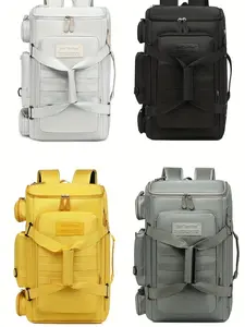 Gift Large Capacity Soft Shell Backpack | Adjustable Straps, Multi-Pocket, Nylon, Ideal for Travel, Hiking, and Everyday Use