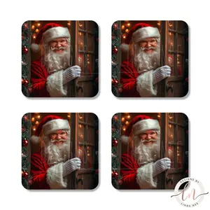 Vintage Santa Coasters
