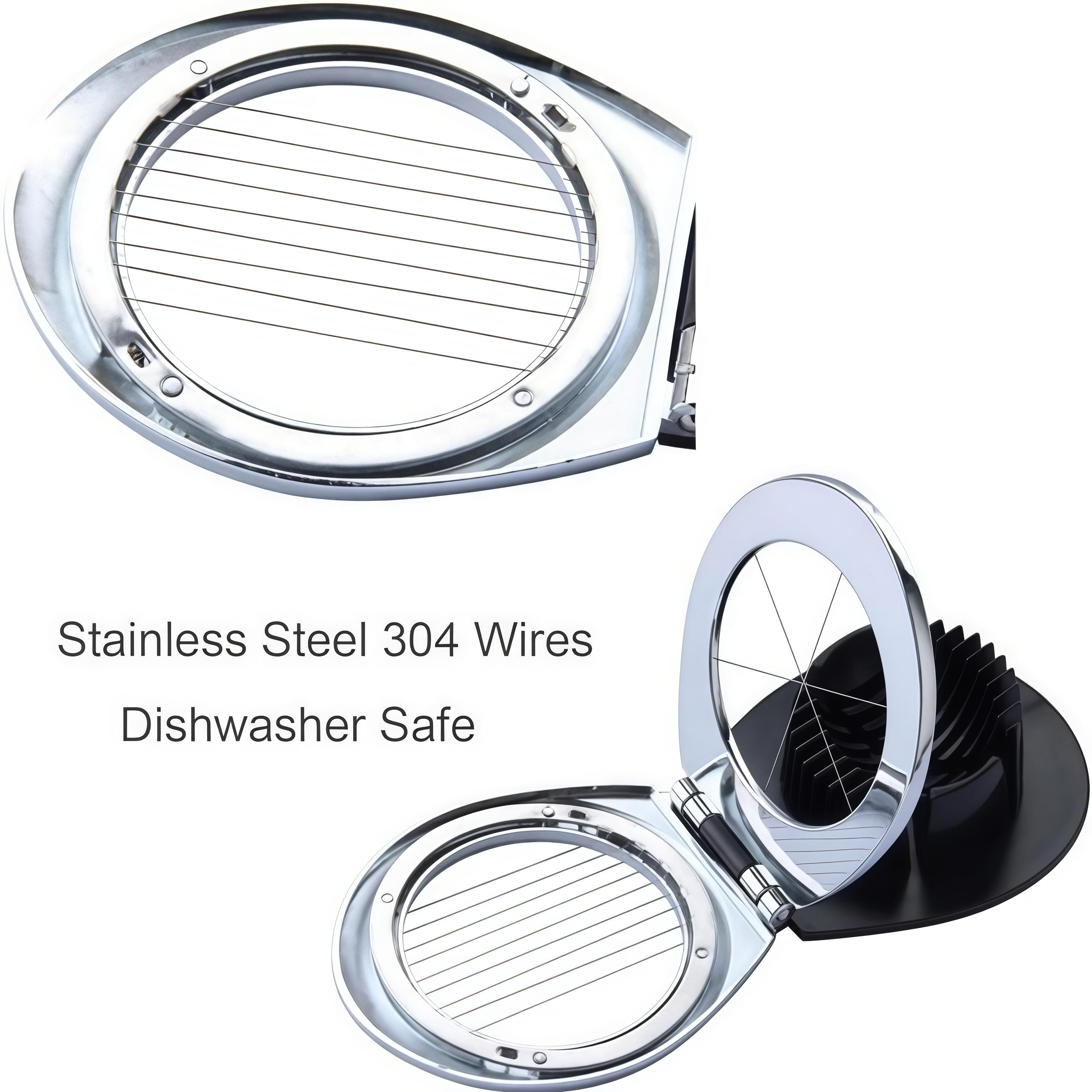 Multifunctional Egg Slicer,Stainless Steel Egg Slicer Egg Cutter,Strawberry and Vegetable Cutting Tool Kitchen Gadget For Home Use, Kitchen  Accessories,Cooking Mother's Day Gift, Gift for a Kitchen Enthusiast, Gift for a Loved One