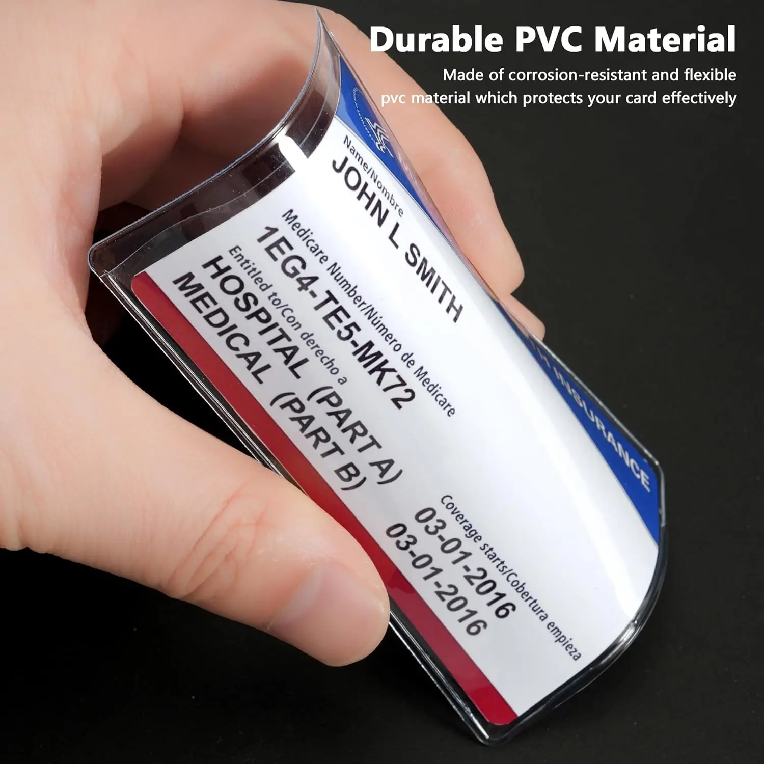 New Medicare Card Holder Protector Sleeves, Social Security Card ...