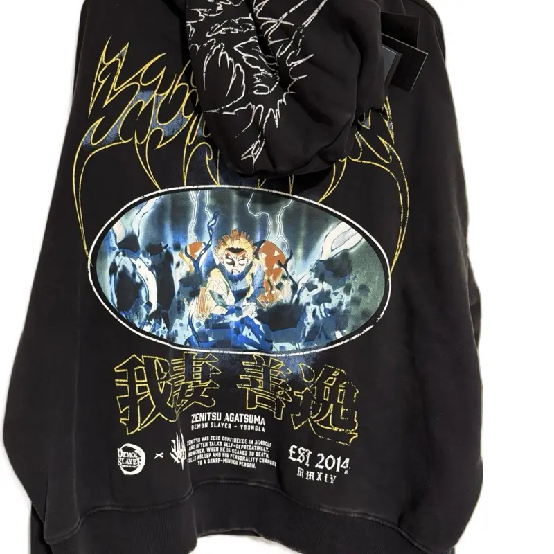 Young LA x Demon Slayer Collab Zenitsu Apparel, Size XXL