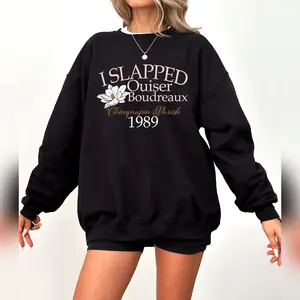 Steel Magnolias Vintage Unisex T-Shirt I SLAPPED Ouiser Boudreaux Steel Magnolias Quotes Inspired Tee 80s movie shirt Hoodied Classic Cotton Sweaters