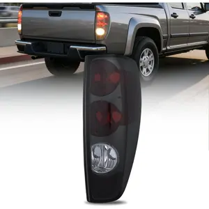 Nilight Taillight Assembly Compatible with 2004 2005 2006 2007 2008 2009 2010 2011 2012 Chevy Colorado GMC Canyon 2006-2008 Isuzu Tail Light Rear Lamp OE Style Passenger Side Smoke Red Lens