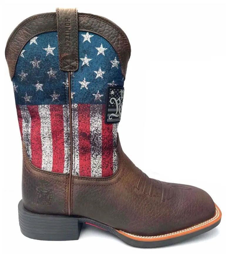 Ariat Men\'s Patriotic CowboyBoots-Brown, Red,White,Blue.Perfectfor Ariat Men main image 2
