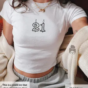 Custom Birthday Baby Tee, 21st Birthday  Personalized
