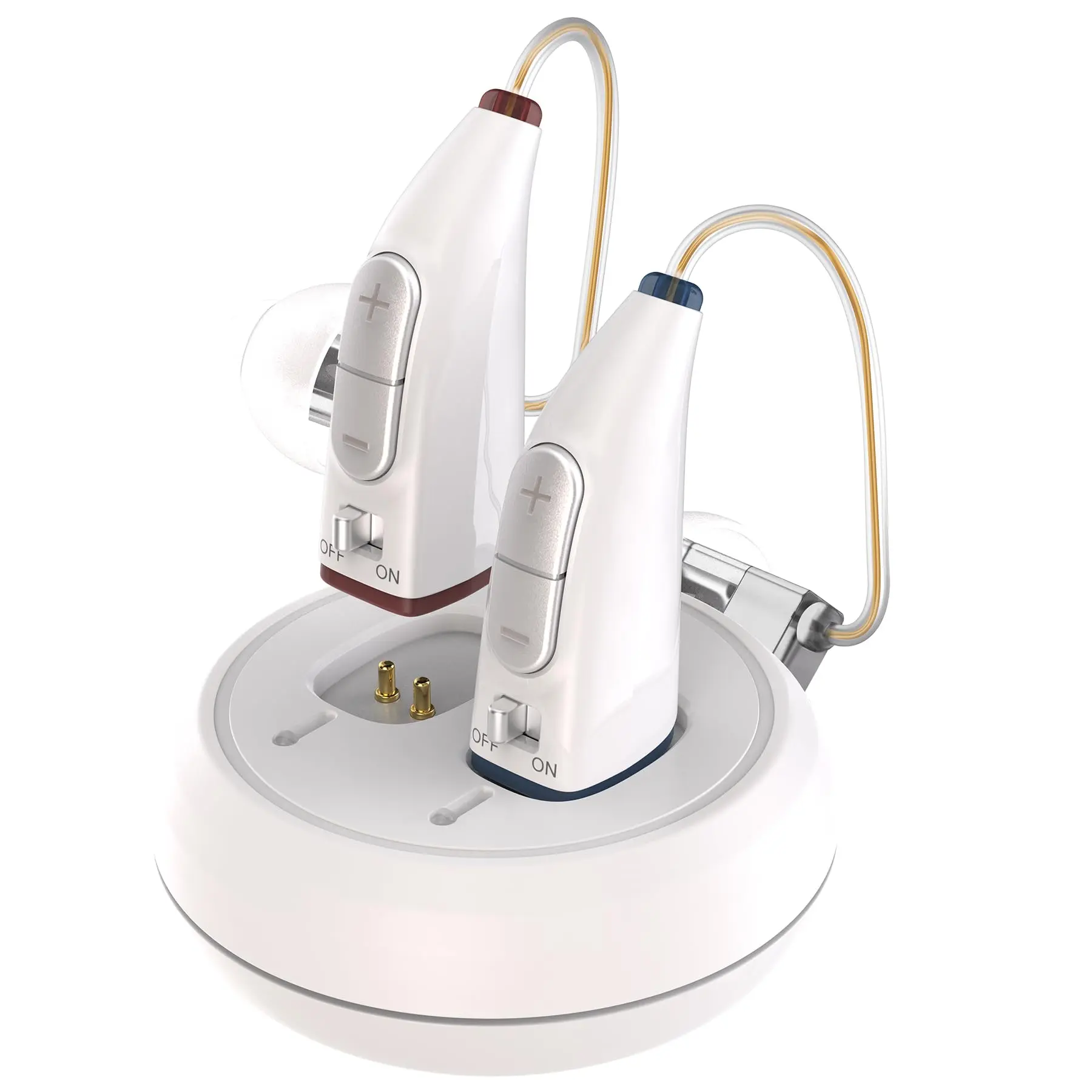 Wireless Rechargeable Audio Enhancer – Personal Sound Booster Earbuds with Bluetooth & Noise Reduction for Music, TV & Calls