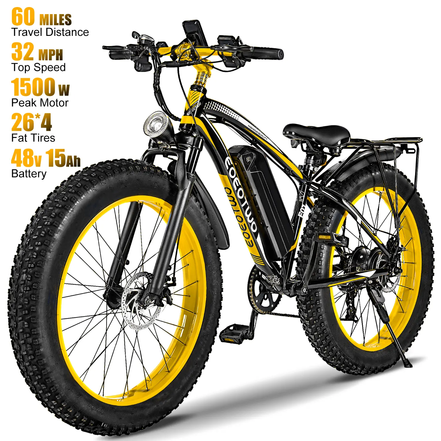 E01-1500W-48V15AH-YELLOW