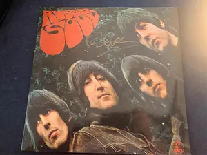 Paul McCartney Signed Autographed The Beatles Rubber Soul Album Record Vinyl LP w/COA