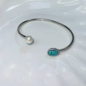 【Jewelry06】Freshwater Pearl Bangle