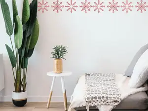 Two Snowflakes Stencil - Art and Wall Stencil