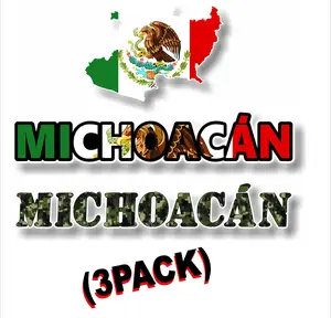 Michoacan Stickers 3 Pack Car Truck Plane Decals Laptop wall Stickers