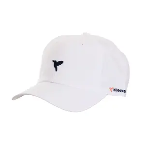 White & Navy Bird Golf Hat