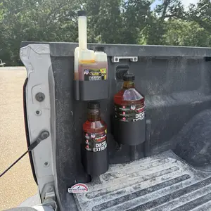 Magnetic Diesel Additive Holders - Hotshot's Secret EDT, Archoil, Howe's, Power Service, Stanadyne, AMSOIL, Opti-Lube XPD, Schaeffer's, Oil, ATF - Screw Option - Limited Lifetime Warranty