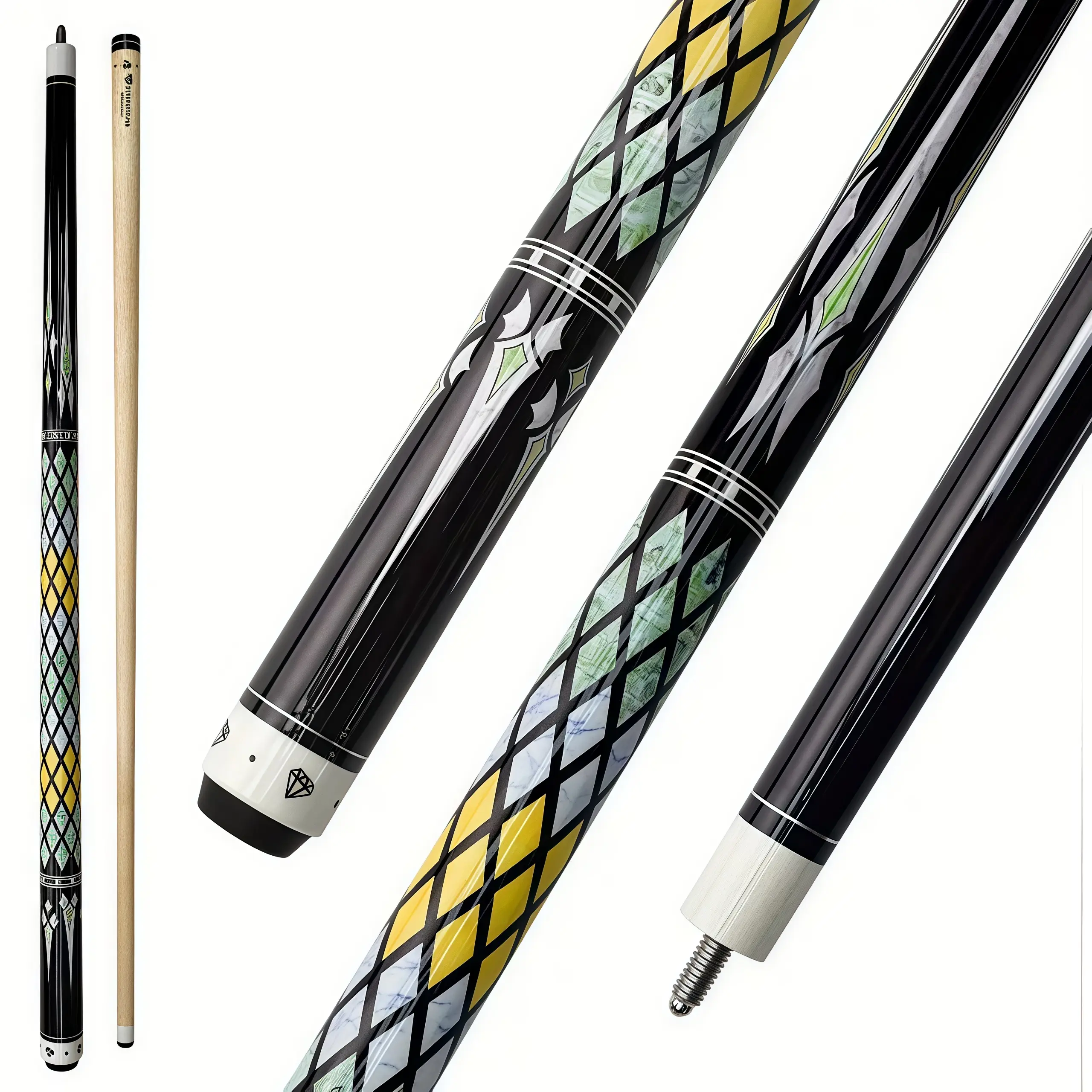 Lynk Handcrafted Pool Cue with Natural Strength of Canadian Maple - 58in, 19oz, 13mm Tip, Split Detachable Design, for Beginners' Training, Ideal for Friend/Partner Birthdays, Christmas Gifts, Thanksgiving, Family Member, Pool Game, Billiards, 58 In, Cues