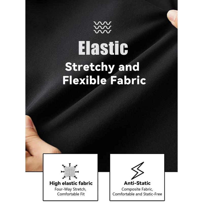 Men's 'I Clean the Room' Pattern T-Shirt - Black with White Cleaning Tool Design, High Elasticity Regular Fit Casual T-Shirt Suitable for Nannies and Cleaning Enthusiasts, Machine Washable, Nanny Uniform, Fun Printed Shirt, All-Season Clothing