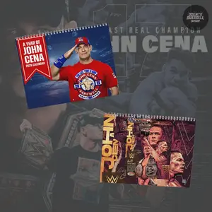 John Cena 2026 Calendar 2026, KMH The Farewell Tour Calendar, WWE Merch, Gift For WWE Fans