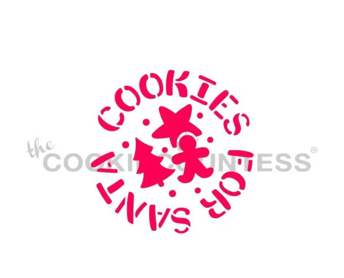 Cookie Stencil The Cookie Countess Cookies for Santa