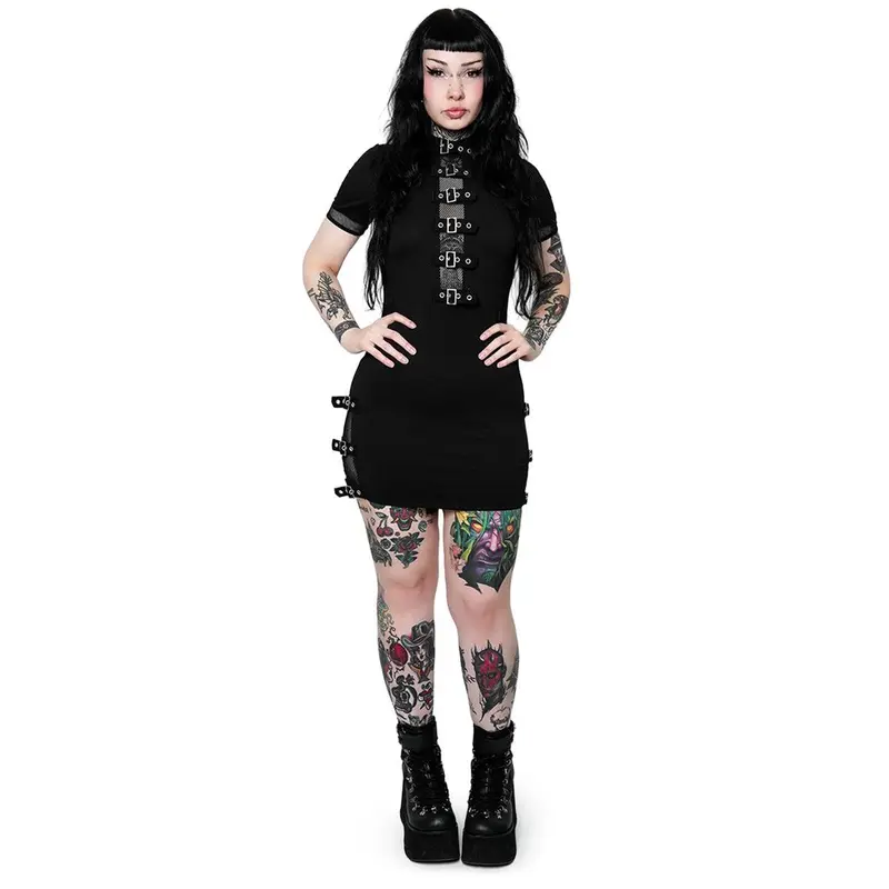 knee length dresses for ladies Gothic Princess Dark Lolita Mini Dress at Asian Kawaii Fashion Shop