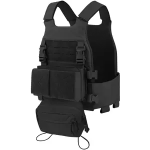 KRYDEX Low  Lightweight Vis Slick Plate Carrier Tactical Vest and  Micro Fight Chest Rig Full Set tactical vest Protective Gear