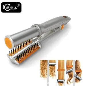 AutomaticCurlingIron2-in-1HairStraightenerandCurlerDual-useElectricFlatIronCurlingWandNegativeIonCross-borderStraightenerTool