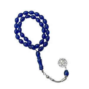 Classical Oval Muslims Prayer Bracelet Acrylic Beads Spiritual Practice Tool