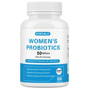 Women’s Probiotic, 50 Billion CFUs,World's First 3-in-1 Pre, Post, Probiotic, Apple Cider Vinegar with Vitamin B12 and Probiotics To Address Bloating, Third Party Tested fitness dietary Supplements 60 Capsules