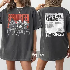 Bruce Springsteen Land Of Hope & Dreams Tour 2026 T-Shirt, Sweatshirt, Hoodie, Vintage Rock Concert Graphic Tee, Unisex Cotton, Gift For Fans 9F0