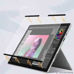 Removable Magnetic Paper-Like Screen Protector for Microsoft Surface Pro 7 8, Surface Go 3, Japanese Kent Paper Texture Matte Film for Drawing, Writing, Anti-Glare Screen Protector for Surface Tablet