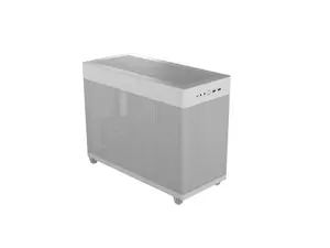 ASUS AP201 Type-C Airflow-focused Micro-ATX,Mini-ITX Computer Case, Support 360/280 Liquid Cooling White