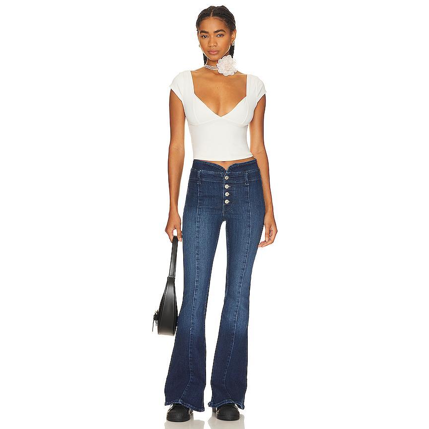 Free People Duo Corset Cami in Black