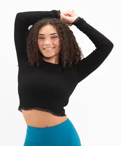 Sofina Crop Pullover Cropped Tops