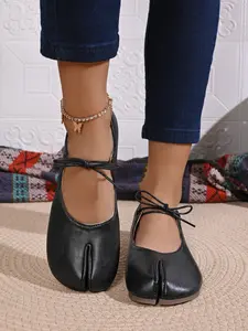 Women's Fashion Round Toe Corduroy Shoes, Soft Comfortable Flat Design, All-Season Wear, Stylish Low Cut Lace-Up Single Shoe, Flats Shoes