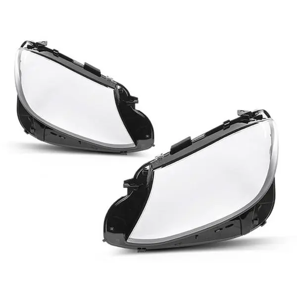Lightweight Transparent Headlight Wrap Lenses - Left+Right UV Protection Headlight Replacement Lenses for 16-23 Mercedes Benz E Class W213, Stylish and Beautiful, Protects from Damage