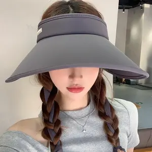 Breathable sun hat for women and men, suitable for summer cycling, protects against UV rays.